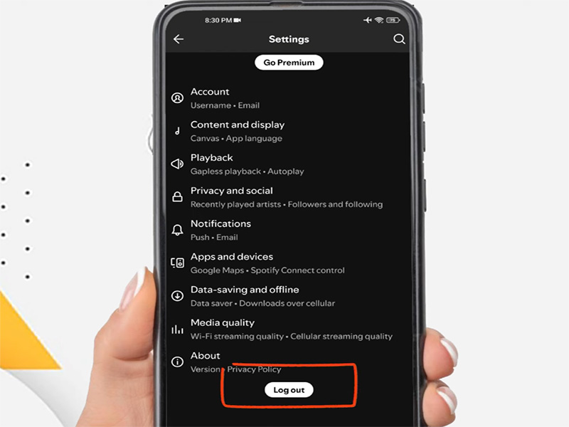 How to Log Out from Spotify