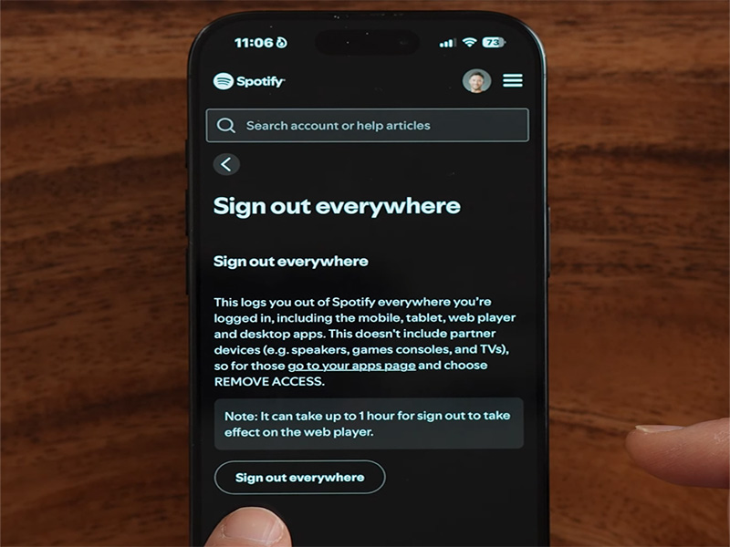 How to Log Out from Spotify