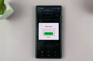 How to clear spotify cache?