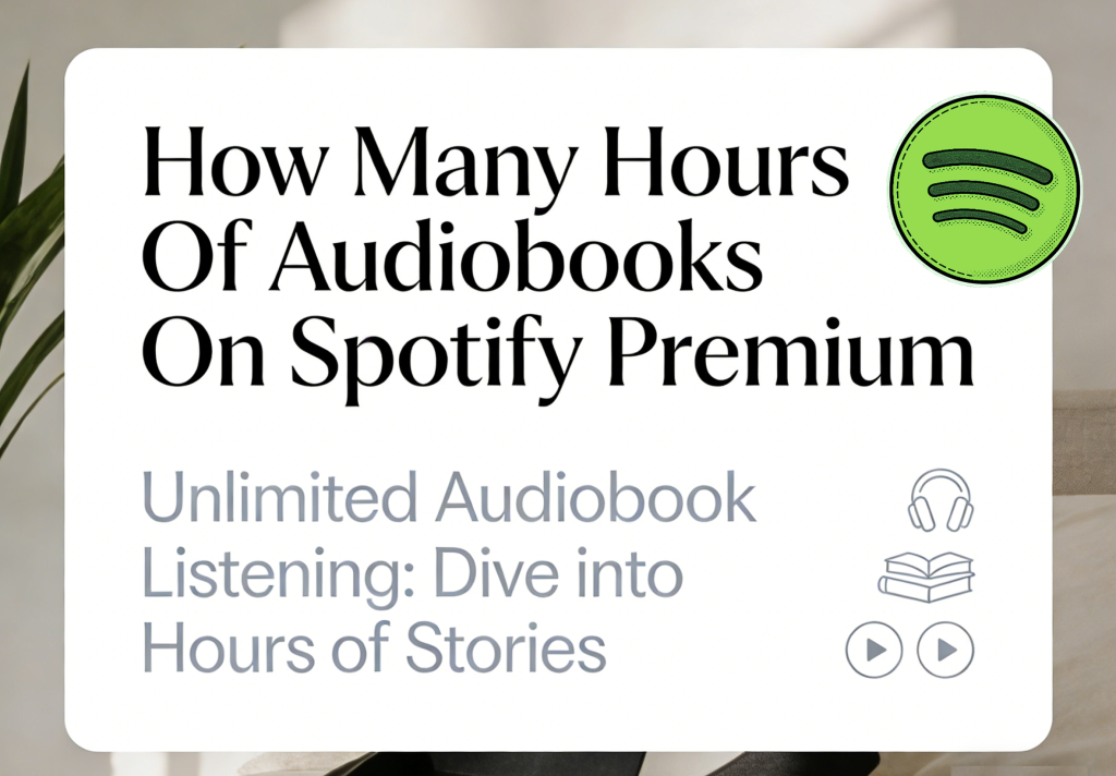 How Many Hours Of Audiobooks On Spotify Premium