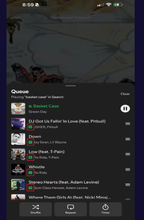 How to Clear Spotify Queue?