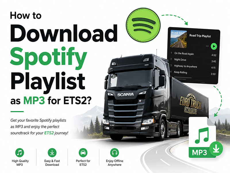 How to Download Spotify Playlist as MP3 for ETS2?