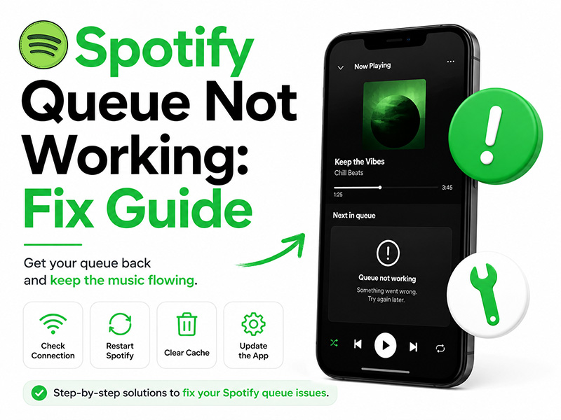 Spotify Queue Not Working: Fix Guide