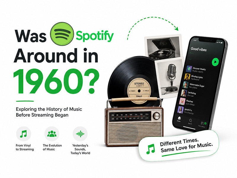 Was Spotify Around in 1960?