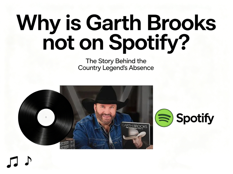 Why is Garth Brooks not on Spotify?