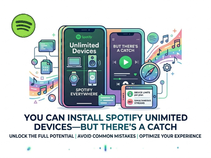 You Can Install Spotify on Unlimited Devices—But There's a Catch