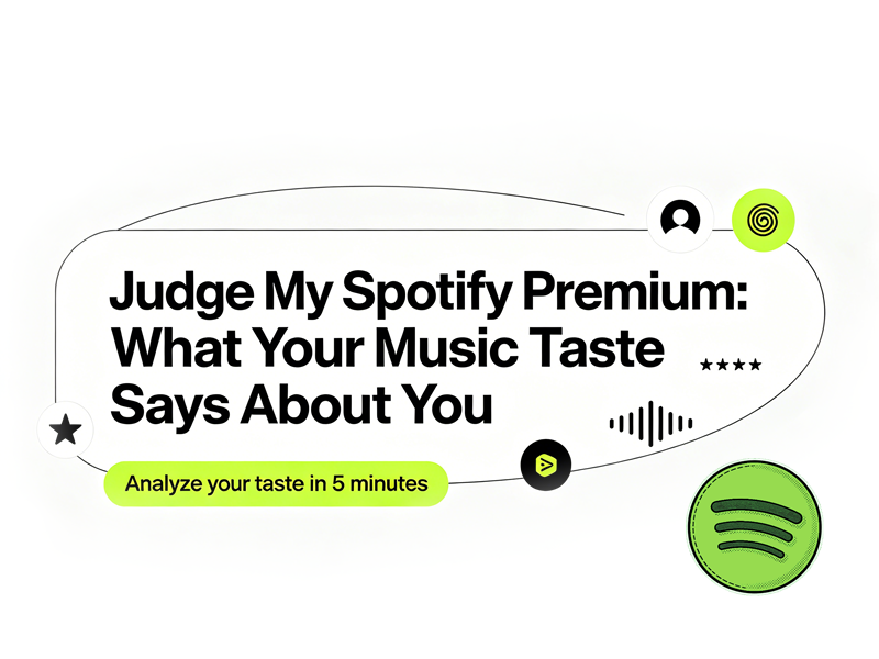 Judge My Spotify Premium: What Your Music Taste Says About You