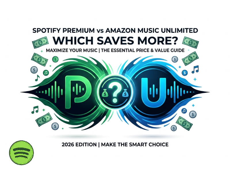 Spotify Premium vs Amazon Music Unlimited: Which Saves More?