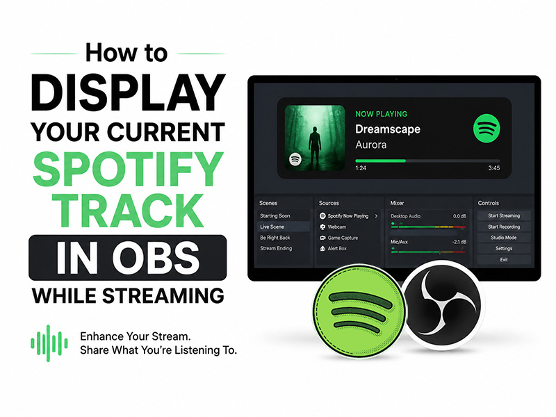How to Display Your Current Spotify Track in OBS While Streaming