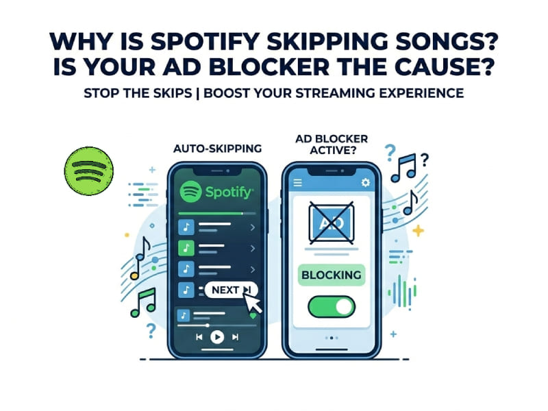 Why Is Spotify Skipping Songs by Itself? Is Your Ad Blocker the Cause?