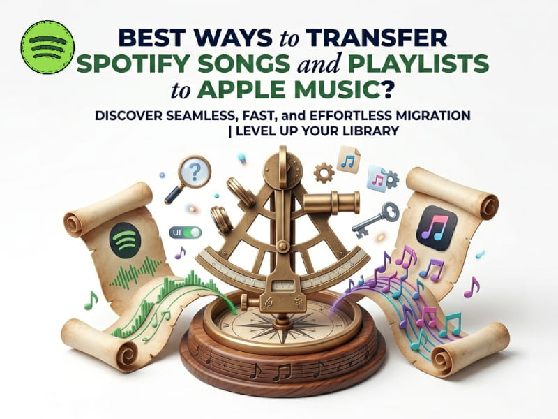 Best Ways to Transfer Spotify Songs and Playlists to Apple Music?